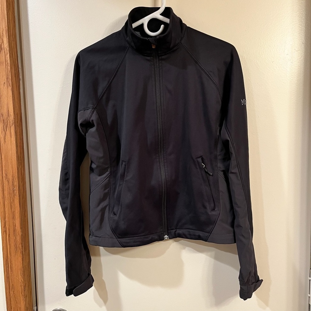 Marmot Windstopper Black Full Zip Soft Shell Jacket - Size Medium